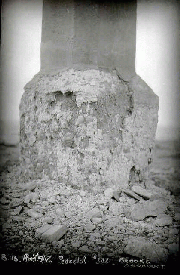 Deteriorated Pedestal  1917